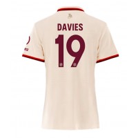 Maglia Calcio Bayern Munich Alphonso Davies #19 Terza Divisa Donna 2024-25 Manica Corta